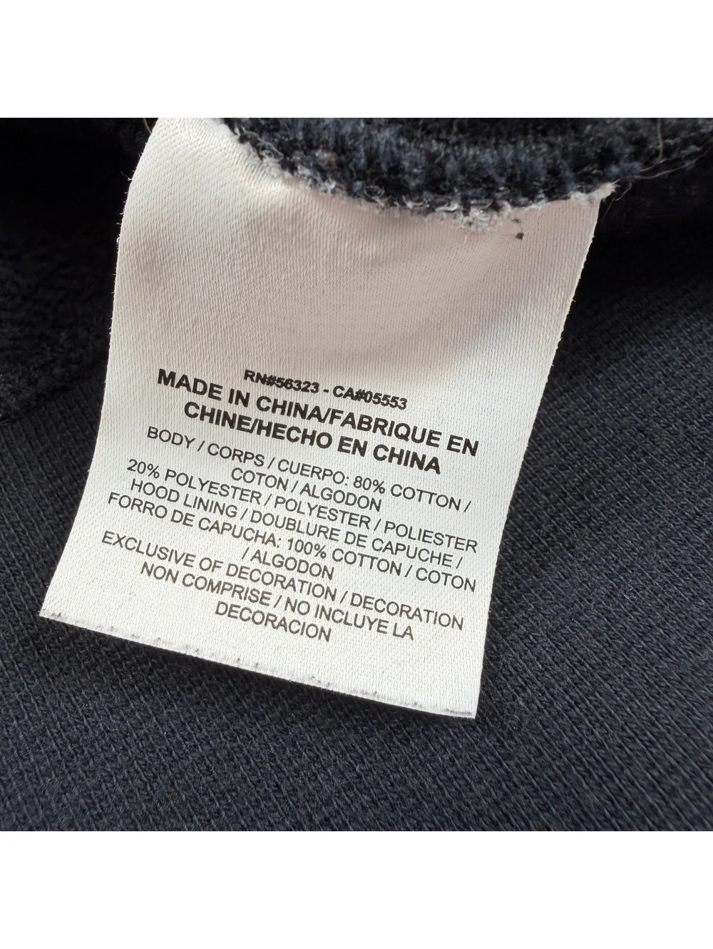 Nike Sportswear Full Zip Hoodie Black Utility Sleeve Pocket Sweatshirt Mens M